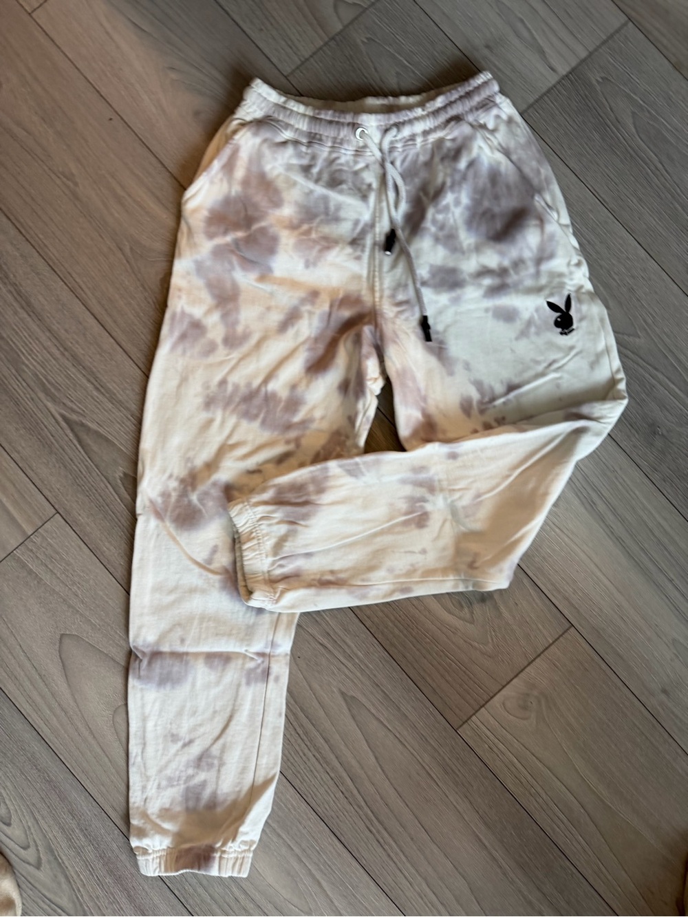 PLAYBOY Pale Pink Ribbon Label Lounge Shorts